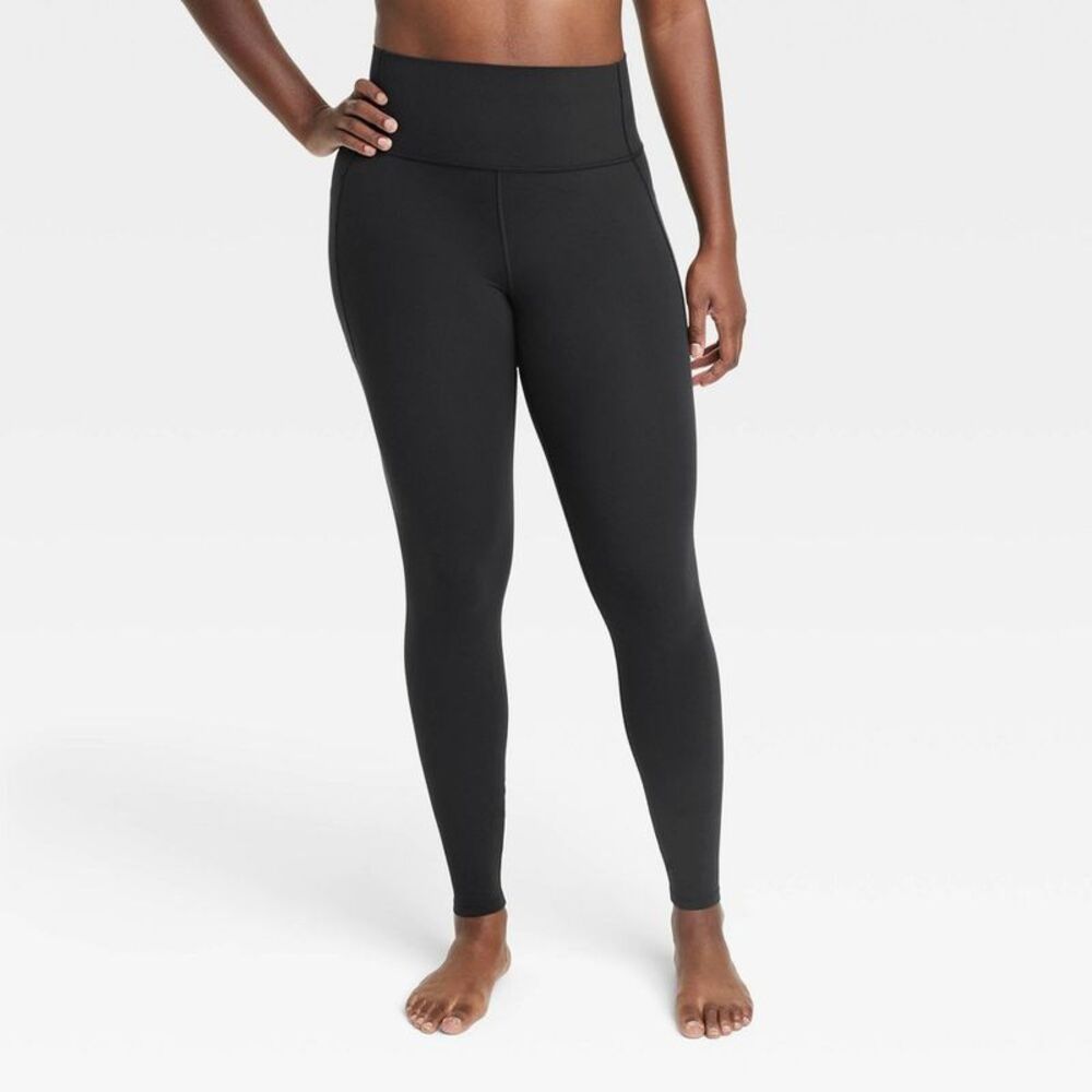 Women's Everyday Soft Ultra High-Rise Pocket Leggings 27" Black M - Picture 3 of 4